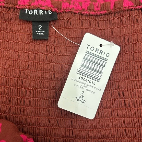 Torrid Burgundy Floral Maxi Dress - Picture 7 of 7